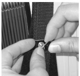 ROLAND FR-1B - Attaching the straps - 2