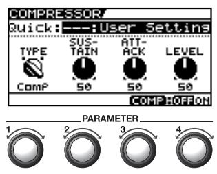 ROLAND GT-10 - Adjusting Effect Parameters - 1