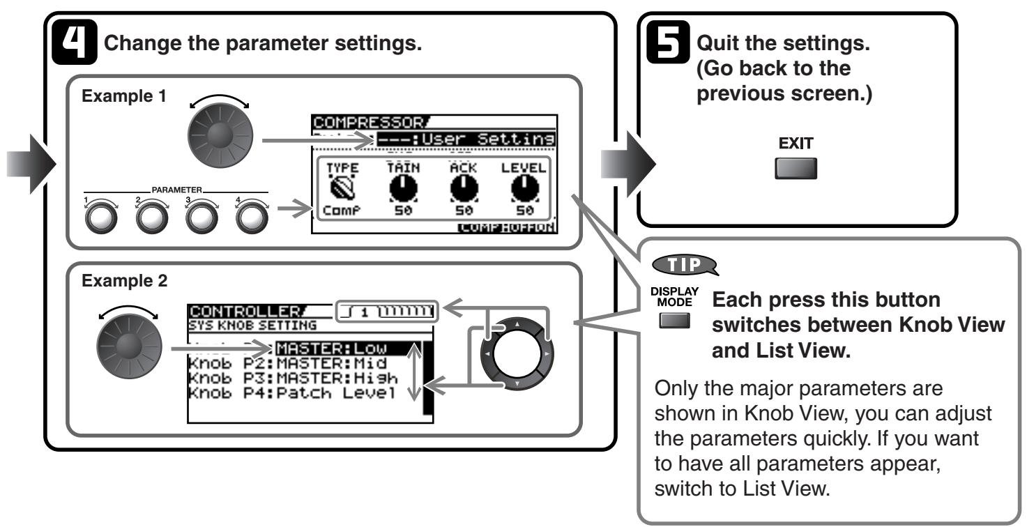 ROLAND GT-10 - Switching Effects On and Off - 5