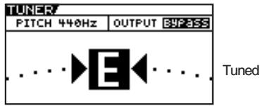 ROLAND GT-10 - About the Display During Tuning - 3