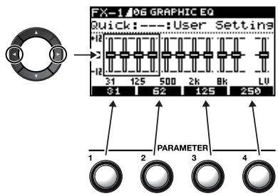 ROLAND GT-10 - Adjusting GRAPHIC EQ for FX-1/2 - 1