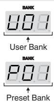 ROLAND GT-10 - About the Bank and Number Display - 1