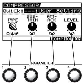 ROLAND GT-10 - Operations Using the PARAMETER Knobs - 1