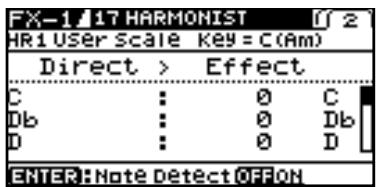 ROLAND GT-10 - Creating Harmonist Scales (User Scale) - 1
