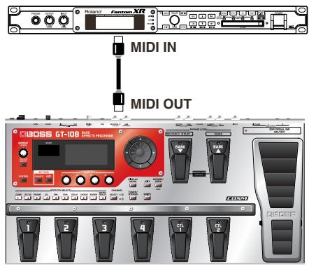 ROLAND GT-10B - Outputting Program Change Messages - 1