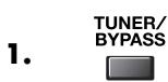 ROLAND GT-10B - Changing the Tuner Settings (Tuner Pitch) - 1