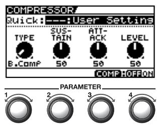 ROLAND GT-10B - Adjusting Effect Parameters - 1