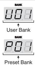 ROLAND GT-10B - About the Bank and Number Display - 1