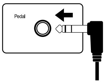 ROLAND HP102E - Connexion du câble de pédalier - 1