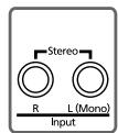 ROLAND HP102E - Panel posterior - 2