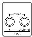 ROLAND HP102E - Pannello posteriore - 2