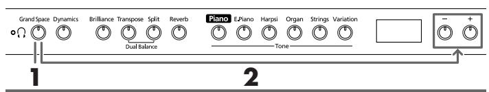 ROLAND HP102E - Klangoptimierung für einen Kopfhörer (Grand Space) - 1