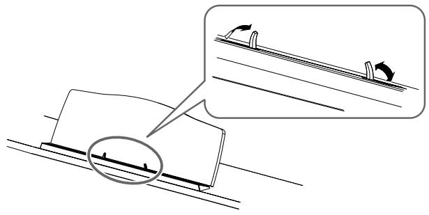 ROLAND HP102E - ■ Klemmen gebruiken - 1