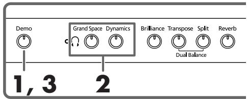 ROLAND HP102E - Démonstration des fonctions - 1