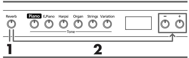 ROLAND HP102E - Verwendung der Digital-Effekte - 1