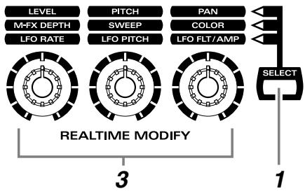 ROLAND HPD-15 - Using Realtime Modify to Adjust Values - 1