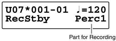 U07*001-01 ♩=120 RecStby Perc1 Part for Recording