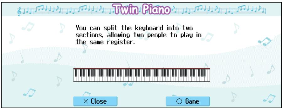 ROLAND HPI-7S - Press the [ (Twin Piano)] button. - 1
