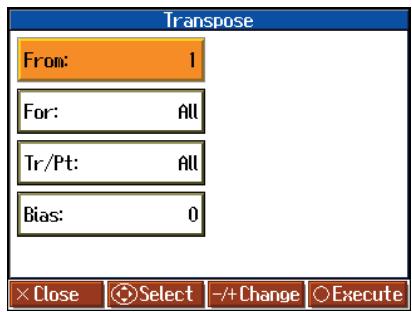 ROLAND HPI-7S - Transposing Individual Parts (Transpose) - 1