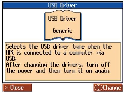 ROLAND HPI-7S - Making the Settings for the USB Driver - 1