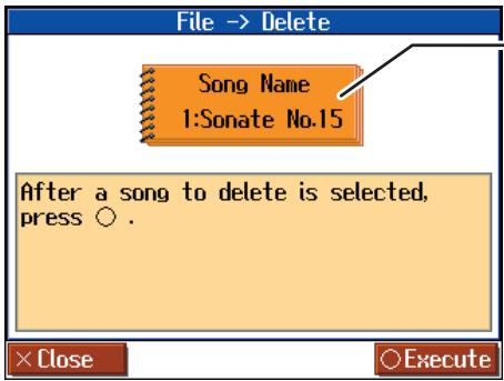 ROLAND HPI-7S - Deleting Saved Songs - 2