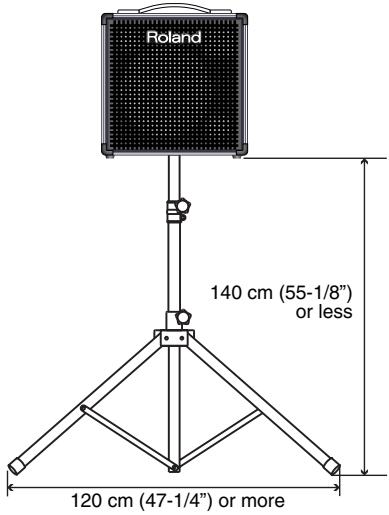 ROLAND KC-150 - WARNING - 3