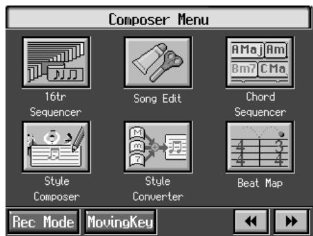 ROLAND KR-117 - Press the [Menu] button. - 4