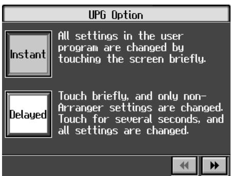 ROLAND KR-117 - Changing the Way User Programs Are Called Up - 1