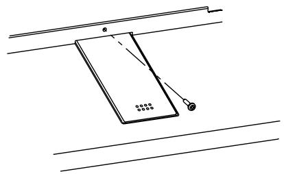 ROLAND KR-117 - Secure the lock using the anti-theft lock screws included with the instrument. - 1