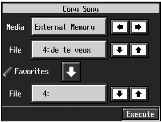 ROLAND KR-117 - Copying Songs on External Memories to Favorites - 1