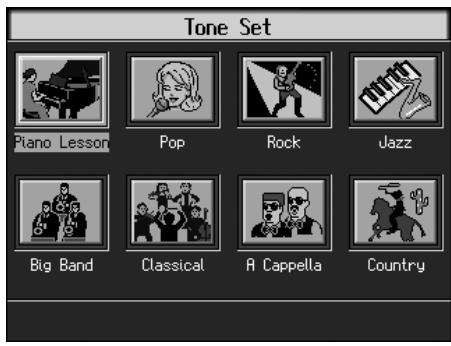 ROLAND KR-117 - Getting the Most Suitable Part Tones for the Musical Genre (Tone Set) - 1