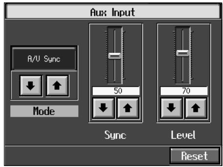 ROLAND KR-117 - Touch  to switch the page, then touch the . - 1