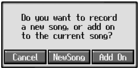 ROLAND KR-117 - Recording Settings - 1