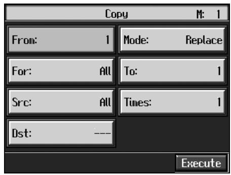 ROLAND KR-117 - ■ Copying Measures (Copy) - 2