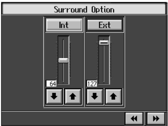 ROLAND KR-117 - Changing the Amount of Surround Effect - 1