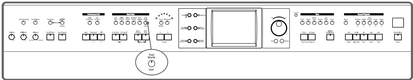 ROLAND KR-117 - ■ Selecting Music Styles on External Memories - 1