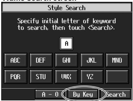 ROLAND KR-117 - Using Keywords to Search for Music Styles (Style Search) - 2