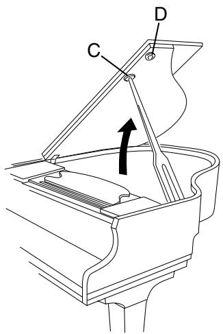 ROLAND KR-117 - Opening both the front top and the top - 2
