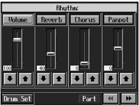 ROLAND KR-117 - At the StyleComposer screen, touch. - 1