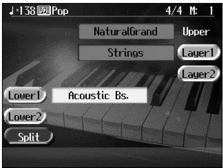 ROLAND KR-117 - Turning On Layer and Split Performance Simultaneously - 1