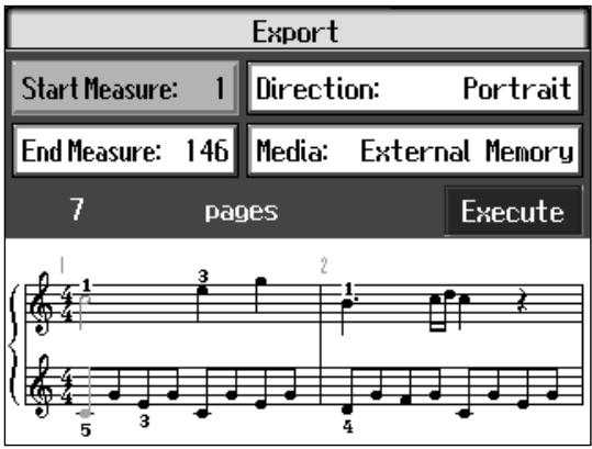 ROLAND KR-117 - Saving Notations as Image Data - 1