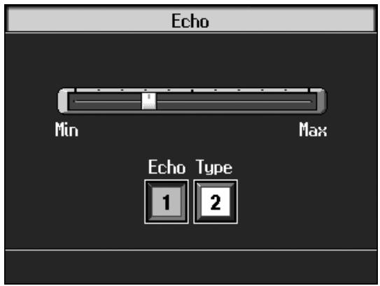 ROLAND KR-117 - Adjusting the Echo (Echo) - 1