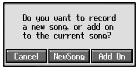 ROLAND KR-117 - Recording Settings - 1