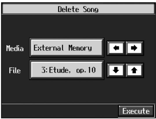 ROLAND KR-117 - Deleting Saved Songs - 1