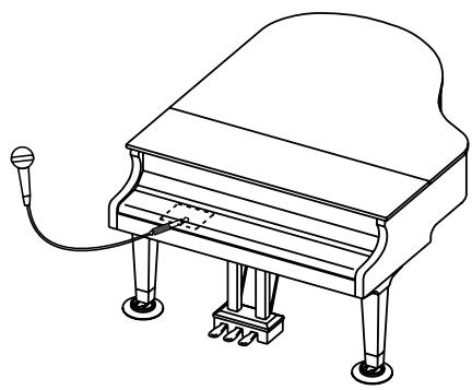 ROLAND KR-117 - Connecting a Microphone - 1