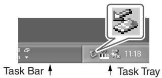Task Bar 11:18 Task Tray