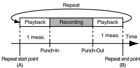 ROLAND MICRO BR - Repeatedly recording the same region (Loop Recording) - 1