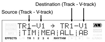 ROLAND MICRO BR - Example 2: Moving to a different track - 3