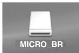 ROLAND MICRO BR - Checking the folders and files saved on a memory card - 3