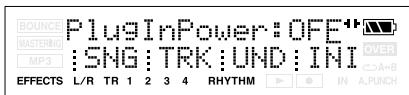 BOUNCE Mastering MP3 PLUGImPower:0FE* :SNG:TRK:UND:INI OVER A+B EFFECTS L/R TR 1 2 3 4 RHYTHM IN A,PUNCH